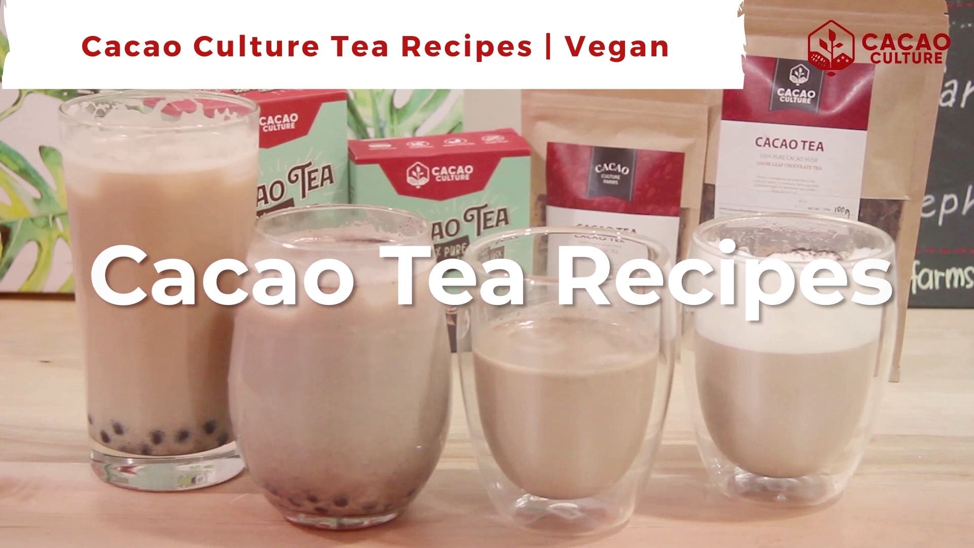 How to Make Cacao Milk Tea and Cacao Latte | Cacao Culture Tea Vegan R