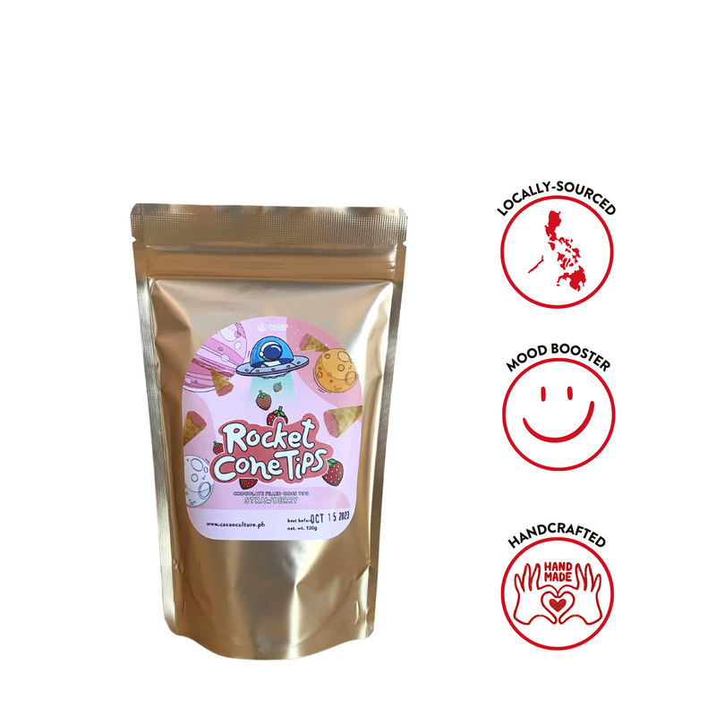 Cacao Culture - Premium Rocket Cone Tips Strawberry 100g