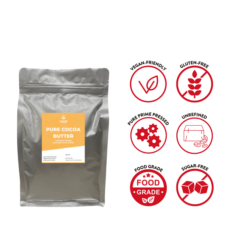 Cacao Culture - Cocoa Butter Chunks (Pure and Unrefined) 500g