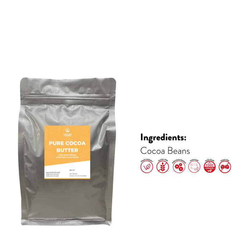 Cacao Culture - Cocoa Butter Chunks (Pure and Unrefined) 500g