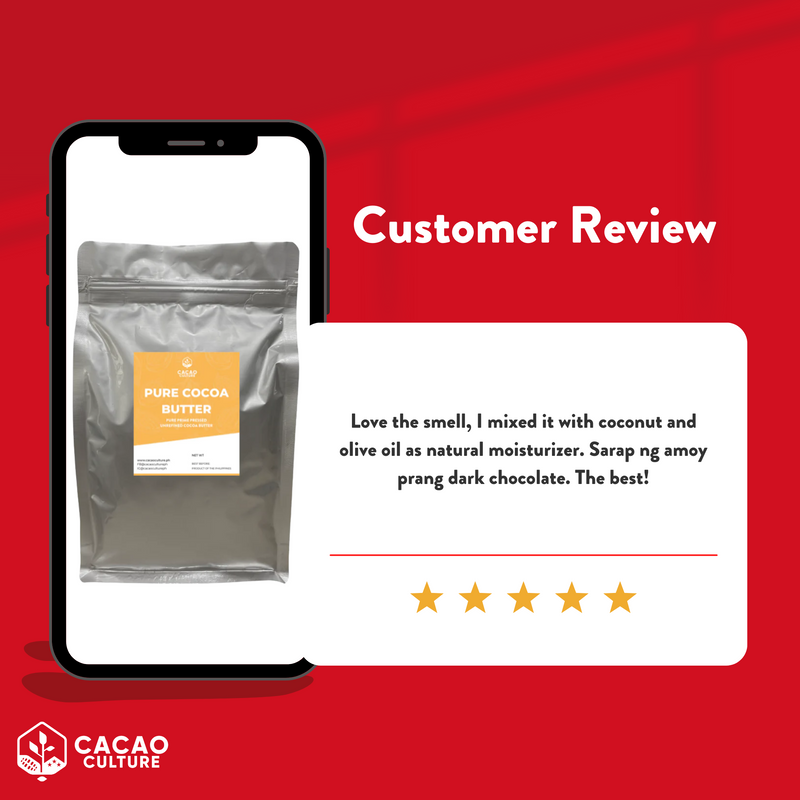 Cacao Culture - Cocoa Butter Chunks (Pure and Unrefined) 500g