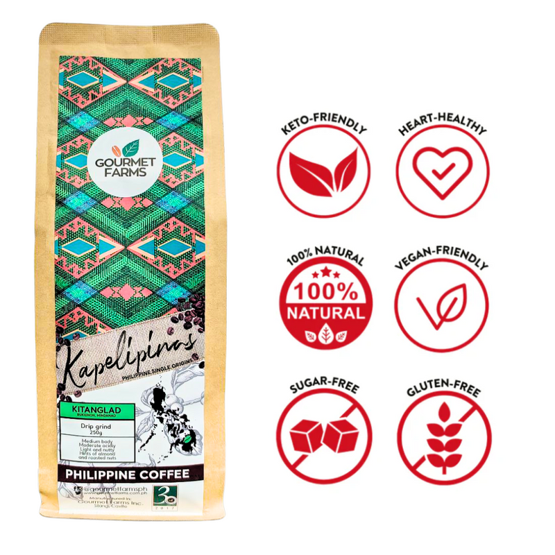 Gourmet Farms - Kapelipinas Coffee Drip Grind Kitanglad 250g