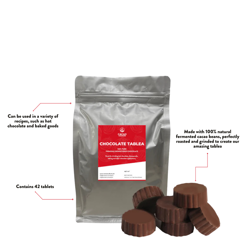 Cacao Culture - Premium Chocolate Tablea (100% Pure) 500G