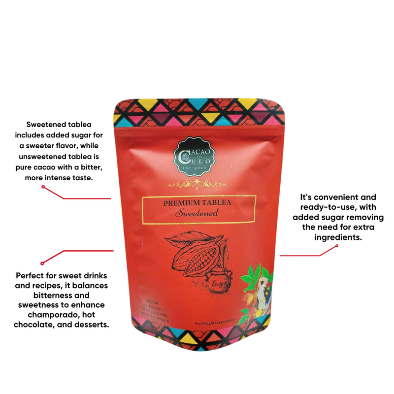 Cacao de Celo - Premium Sweetened Tablea 144g