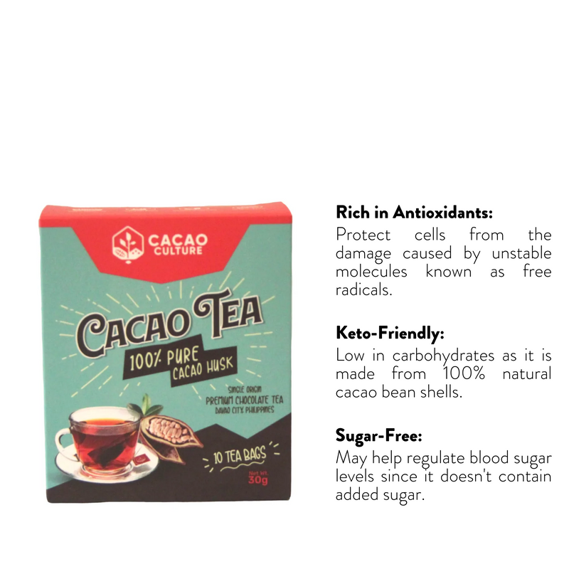 Cacao Culture - Cacao Tea Box (Chocolate Tea) 30G