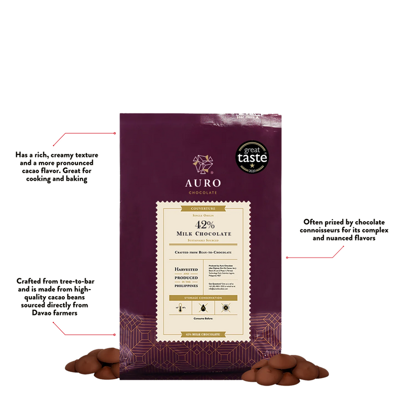 Auro Chocolate - 42% Milk Chocolate Coins 1Kg