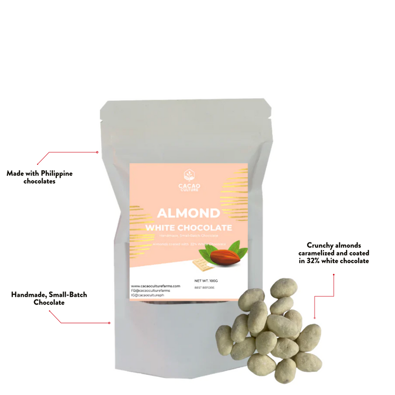 Cacao Culture - Almond White Chocolate 100g