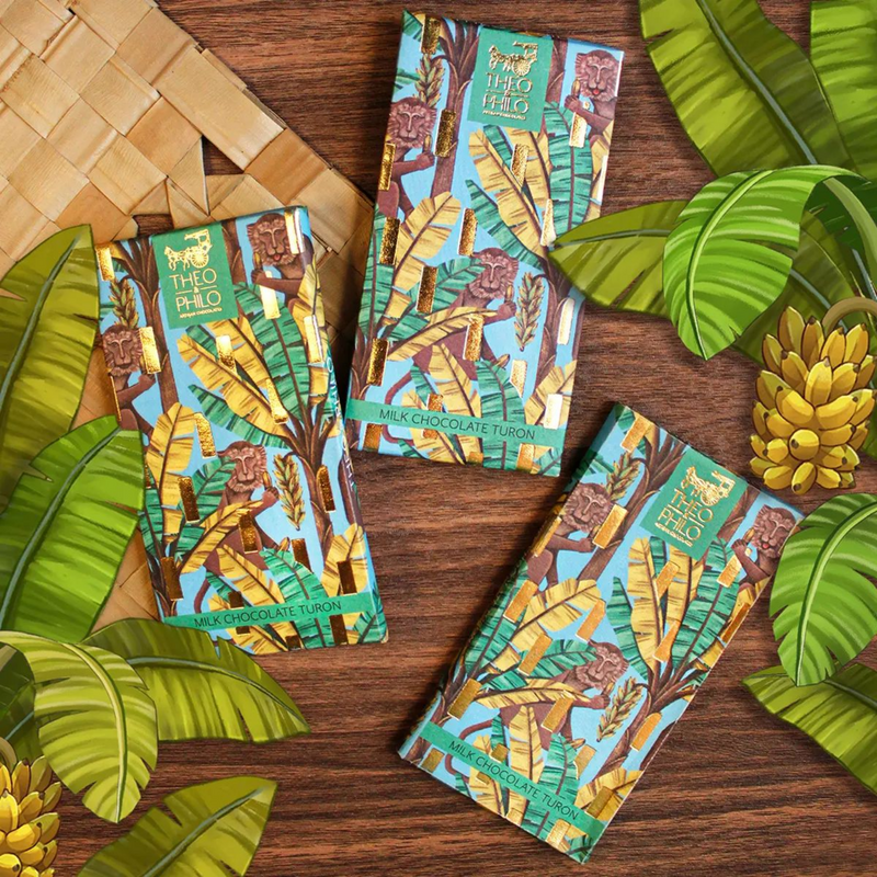 Theo and Philo - Milk Chocolate Turon 45g