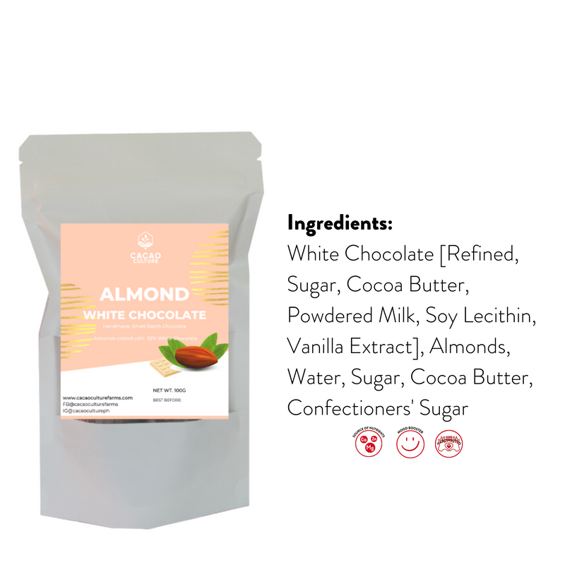 Cacao Culture - Almond White Chocolate 100g