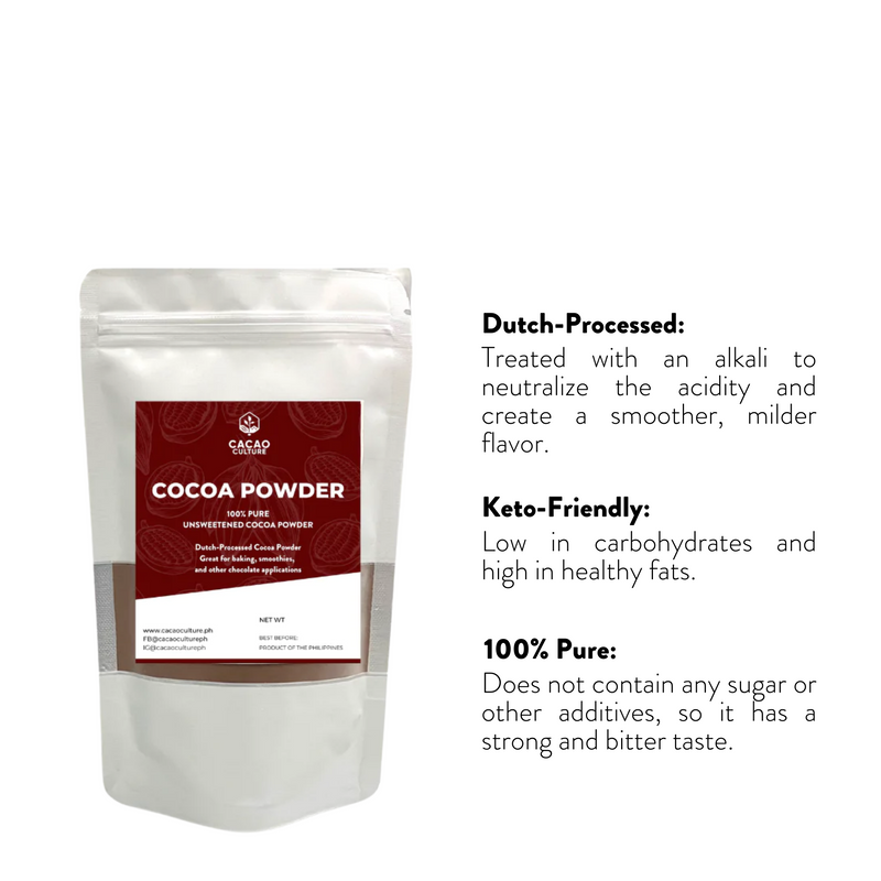 Cacao Culture - Premium Cocoa Powder (Pure, Unsweetened) 100G