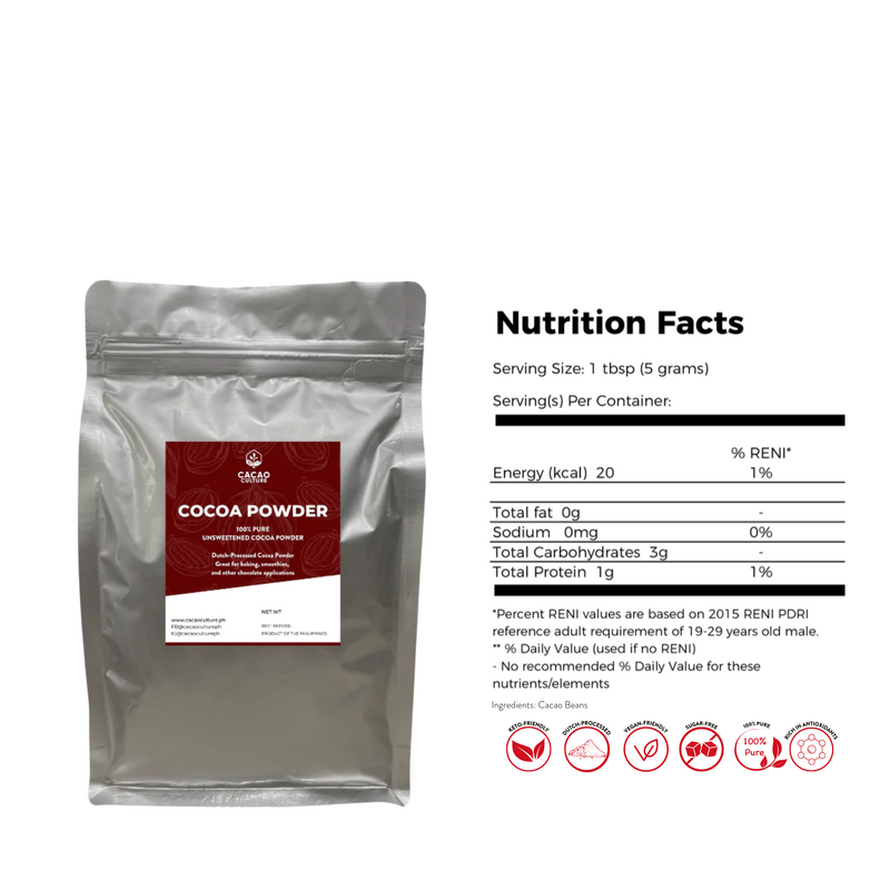 Cacao Culture - Premium Cocoa Powder (Pure, Unsweetened) 500G