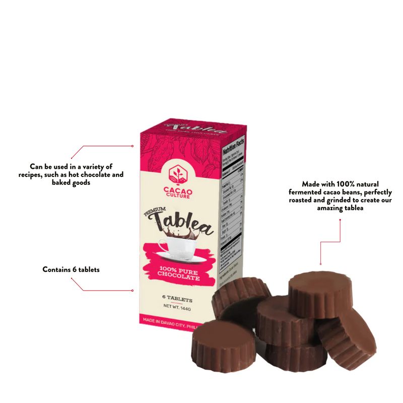 Cacao Culture - Premium Chocolate Tablea (100% Pure) 72g