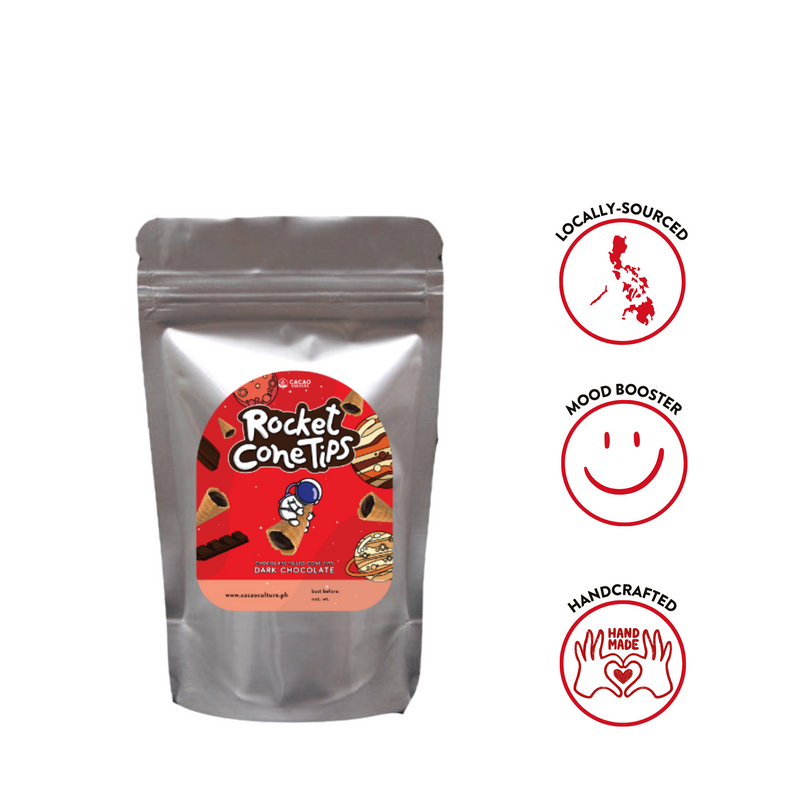 Cacao Culture - Rocket Cone Tips Dark Chocolate 100g