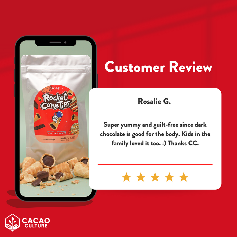 Cacao Culture - Rocket Cone Tips Dark Chocolate 100g