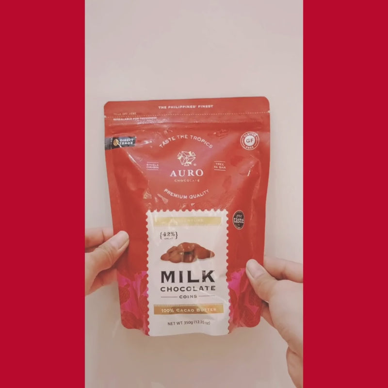 Auro Chocolate - 42% Milk Chocolate Coins 350G