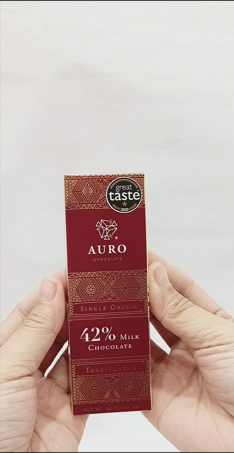 Auro Chocolate - 42% Milk Chocolate 20g