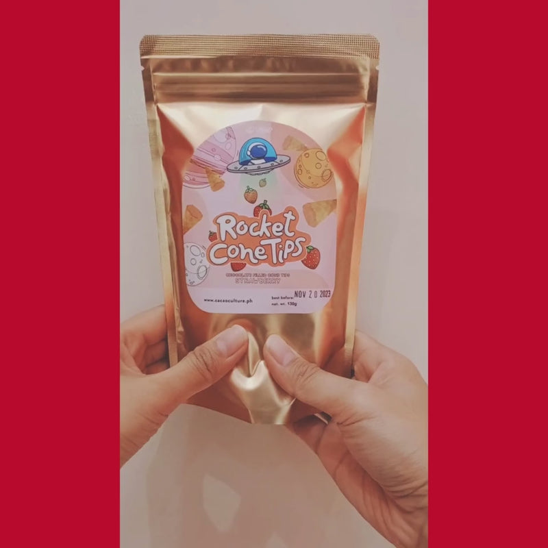 Cacao Culture - Premium Rocket Cone Tips Strawberry 100g