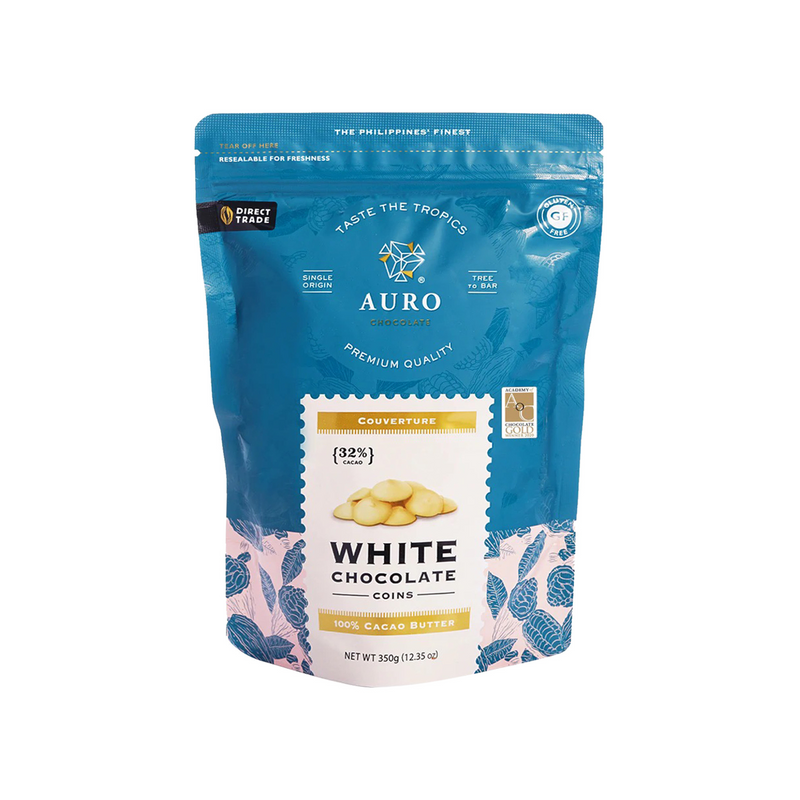 Auro Chocolate - 32% White Chocolate Coins 350g