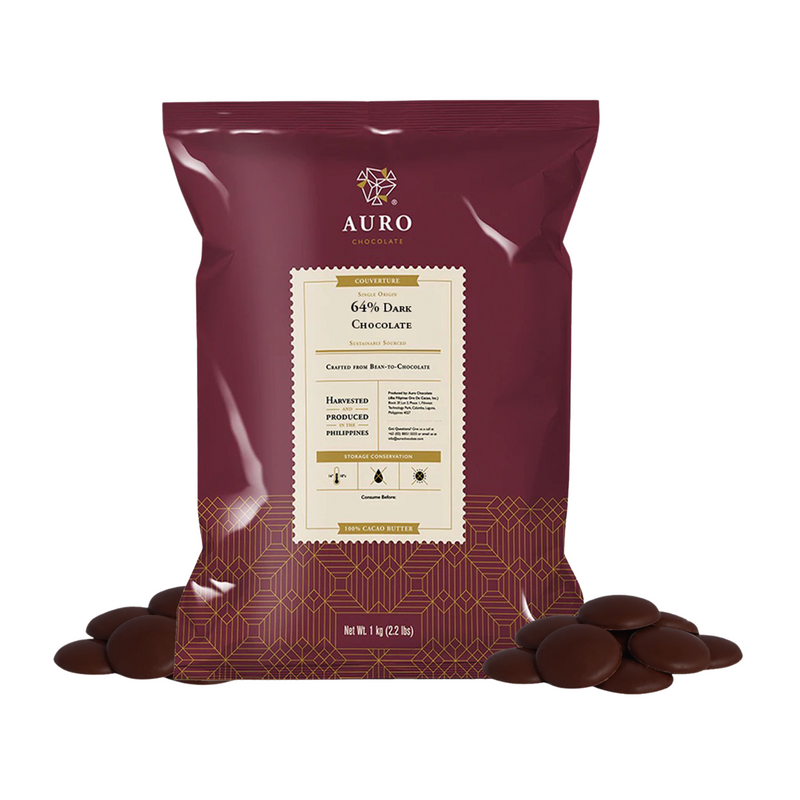 Auro Chocolate - 64% Dark Chocolate Coins 1Kg