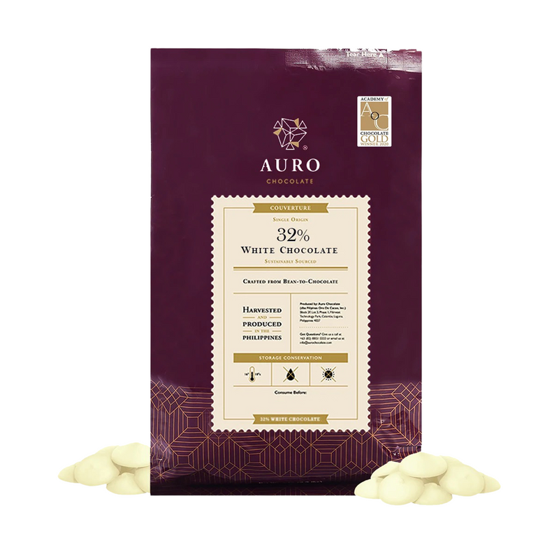 Auro Chocolate - 32% White Chocolate Coins 1Kg