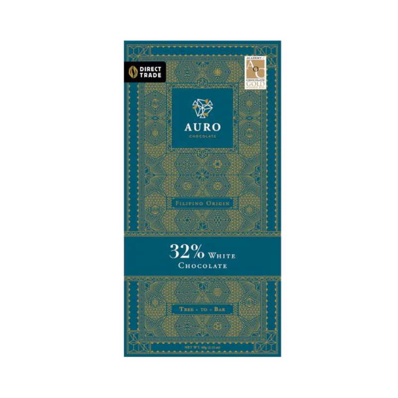 Auro Chocolate - 32% White Chocolate Bar 60g