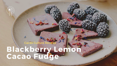 Blackberry Lemon Cacao Fudge | Cacao Culture Recipes