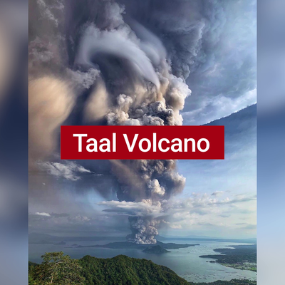 Taal Volcano in the Philippines Erupts
