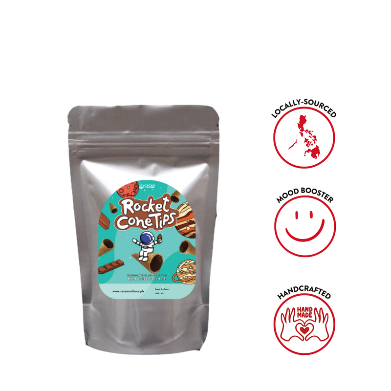 Cacao Culture - Rocket Cone Tips Milk Chocolate 100g