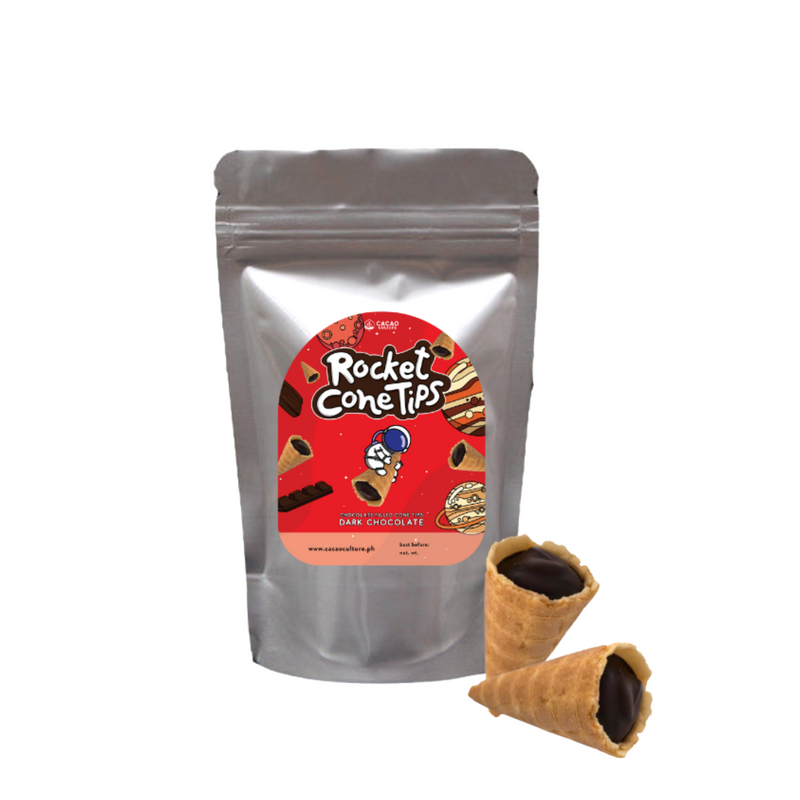 Cacao Culture - Rocket Cone Tips Dark Chocolate 130g