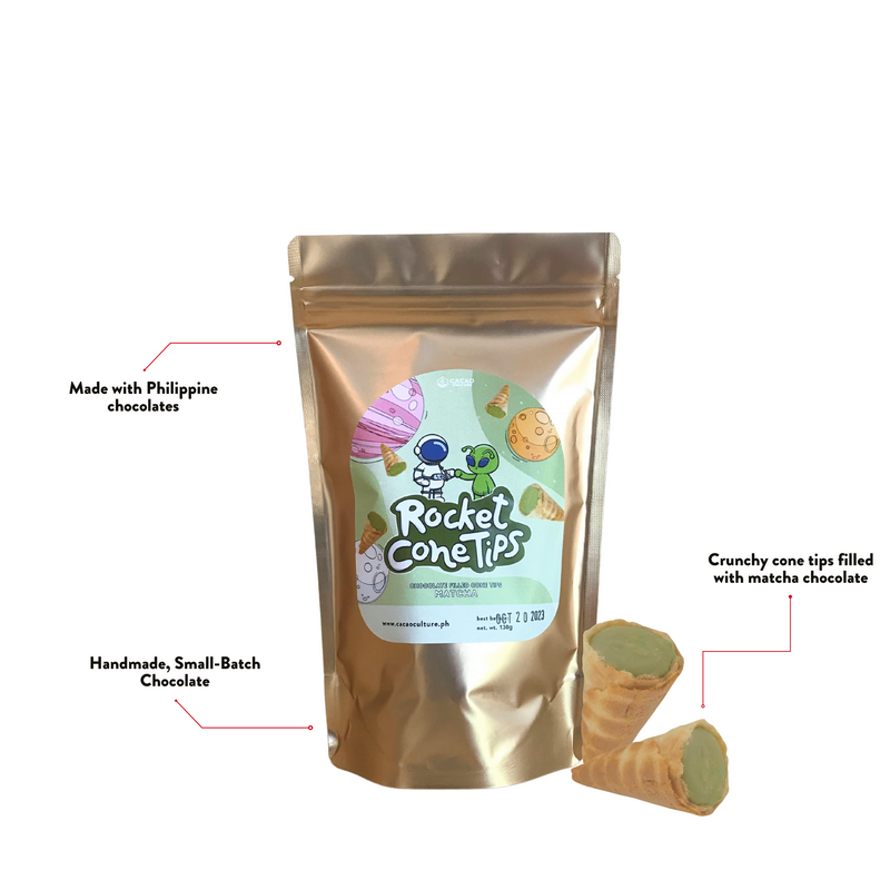 Cacao Culture - Premium Rocket Cone Tips Matcha 100g