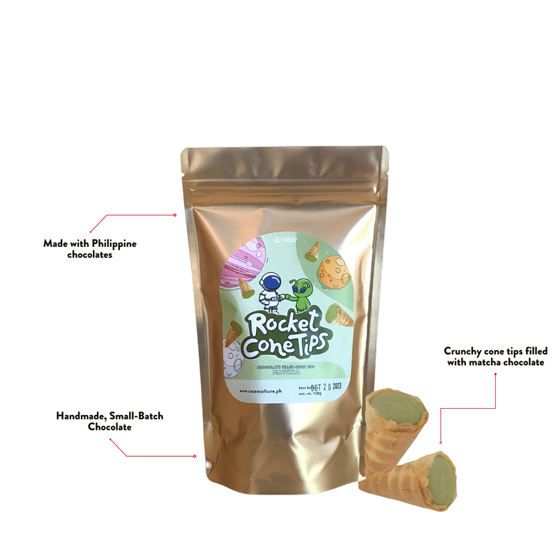 Cacao Culture - Premium Rocket Cone Tips Matcha 130g