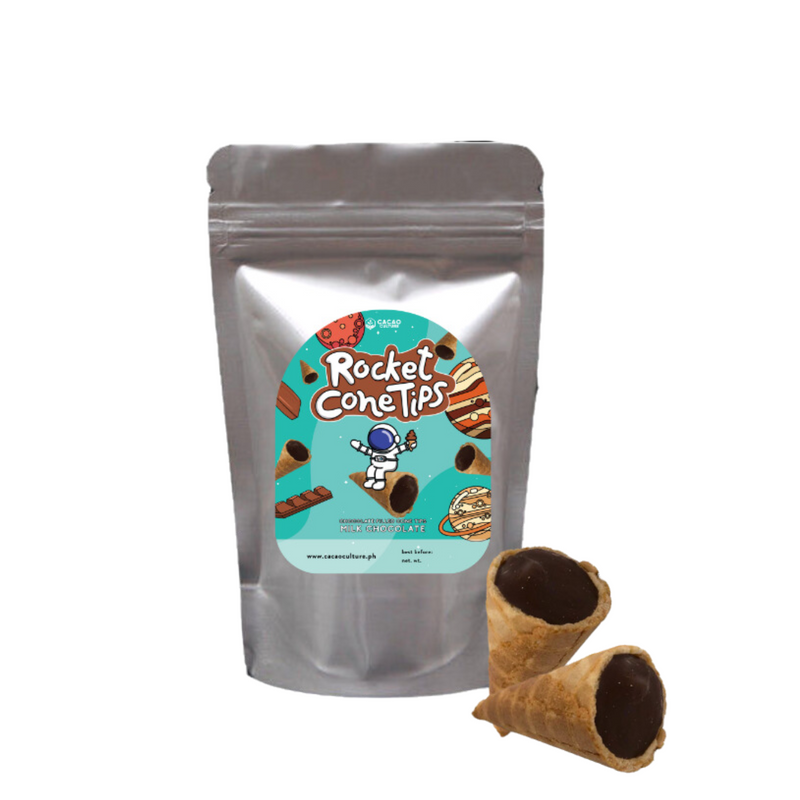 Cacao Culture - Rocket Cone Tips Milk Chocolate 130g