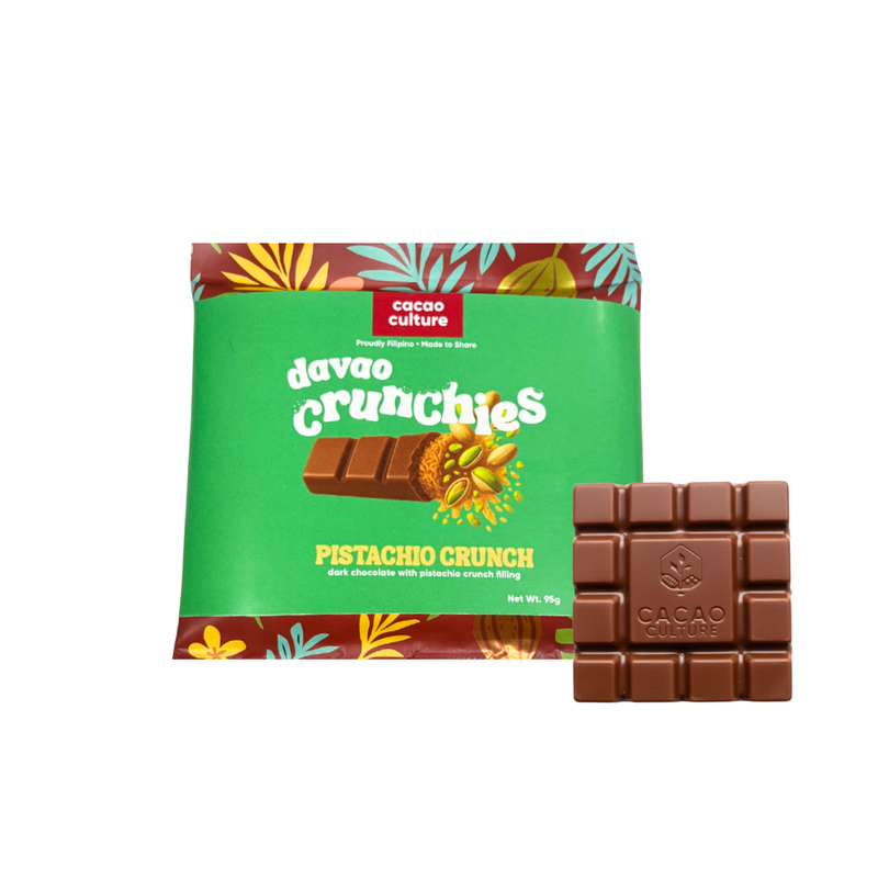 Cacao Culture - Davao Crunchies Pistachio Crunch Dark Chocolate 95g