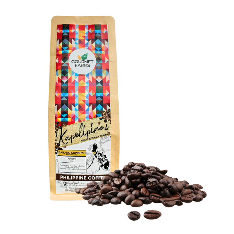 Gourmet Farms - Kapelipinas Phil. Coffee Drips Grind Barako Supremo 250g
