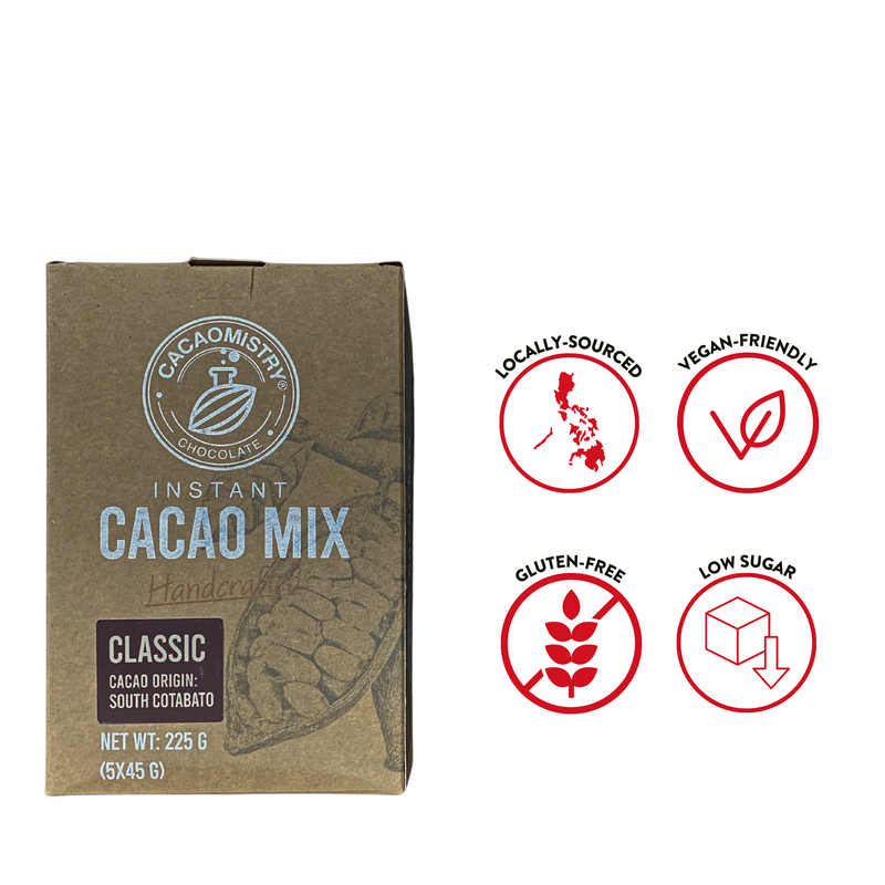 Cacao Mistry - Classic Instant Cacao Drink Box (South Cotabato Origin) 5 x45g