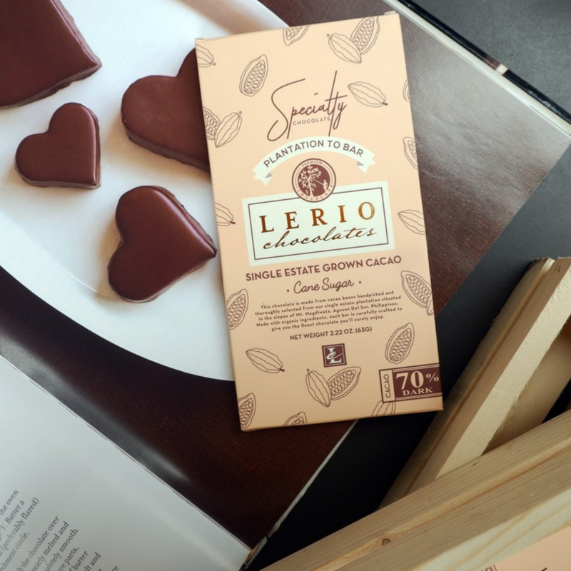 Lerio Chocolate - 70% Dark Chocolate Bar 63g