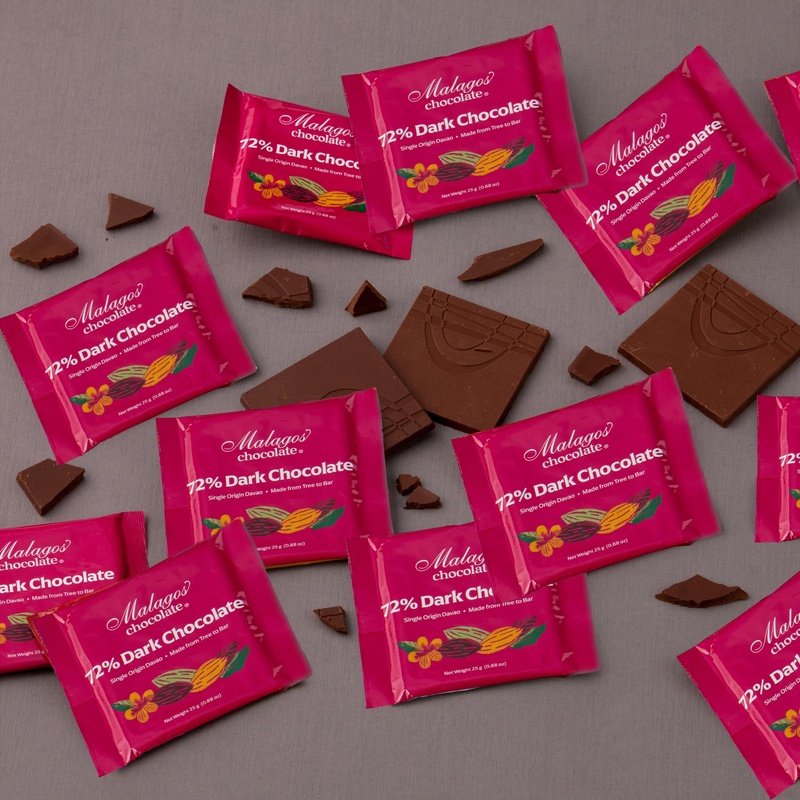 Malagos Chocolate - 72% Dark Chocolate Bar 25g
