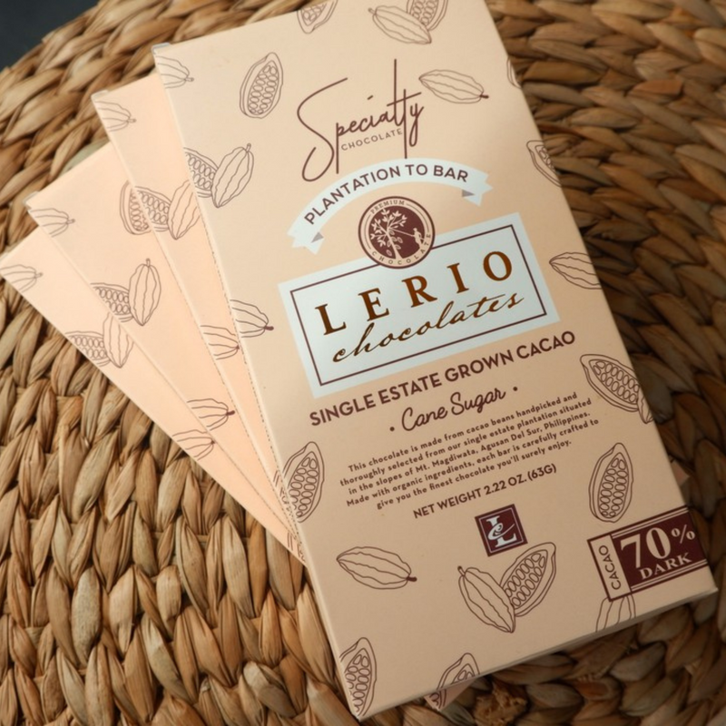 Lerio Chocolate - 70% Dark Chocolate Bar 63g