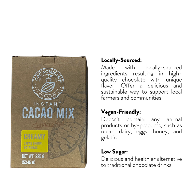 Cacao Mistry - Creamy Instant Cacao Drink Box (Batangas Origin) 5 x 45g