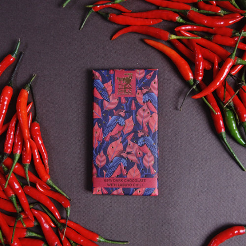 Theo and Philo - 65% Dark Chocolate with Siling Labuyo (Chili) 45g