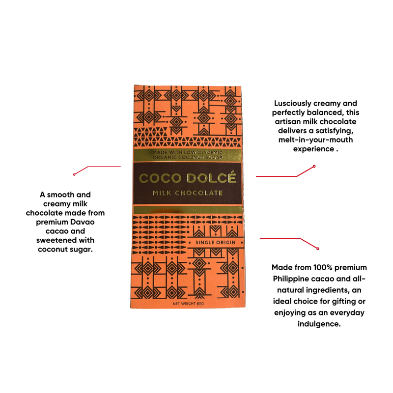 Coco Dolce - Milk Chocolate 80g