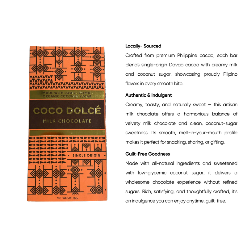 Coco Dolce - Milk Chocolate 80g