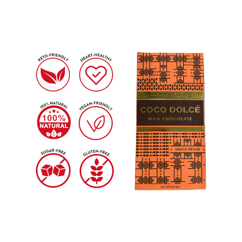 Coco Dolce - Milk Chocolate 80g