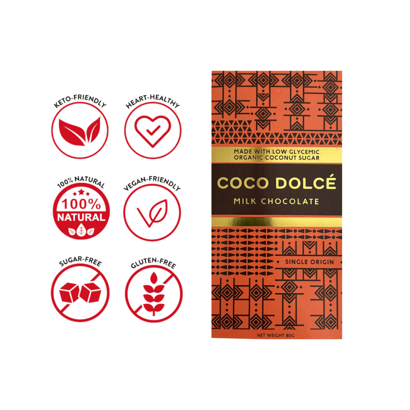Coco Dolce - Milk Chocolate 80g