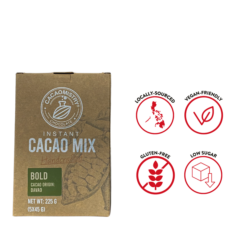 Cacao Mistry - Bold Instant Cacao Drink Box (Davao Origin) 5 x 45g