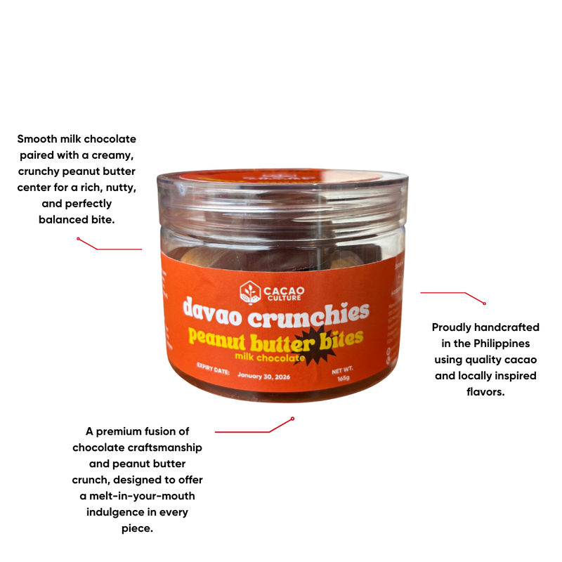 Davao Crunchies Peanut Butter Bites 165g