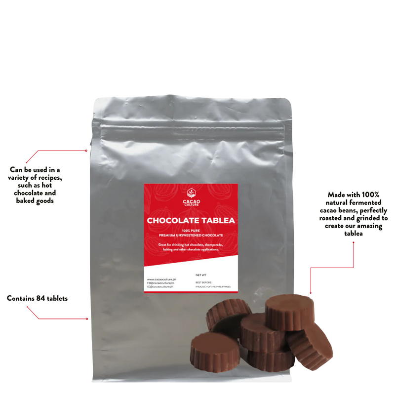 Cacao Culture - Premium Chocolate Tablea (100% Pure) 1Kg