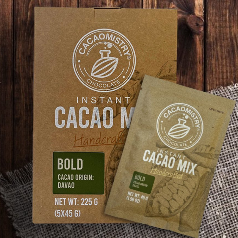Cacao Mistry - Bold Instant Cacao Drink Box (Davao Origin) 5 x 45g