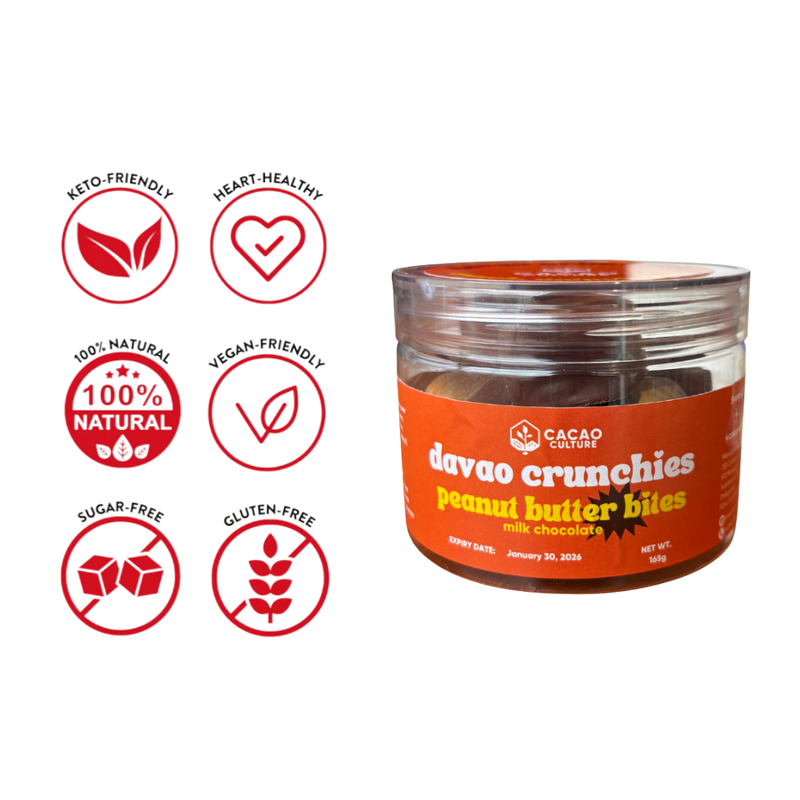 Davao Crunchies Peanut Butter Bites 165g