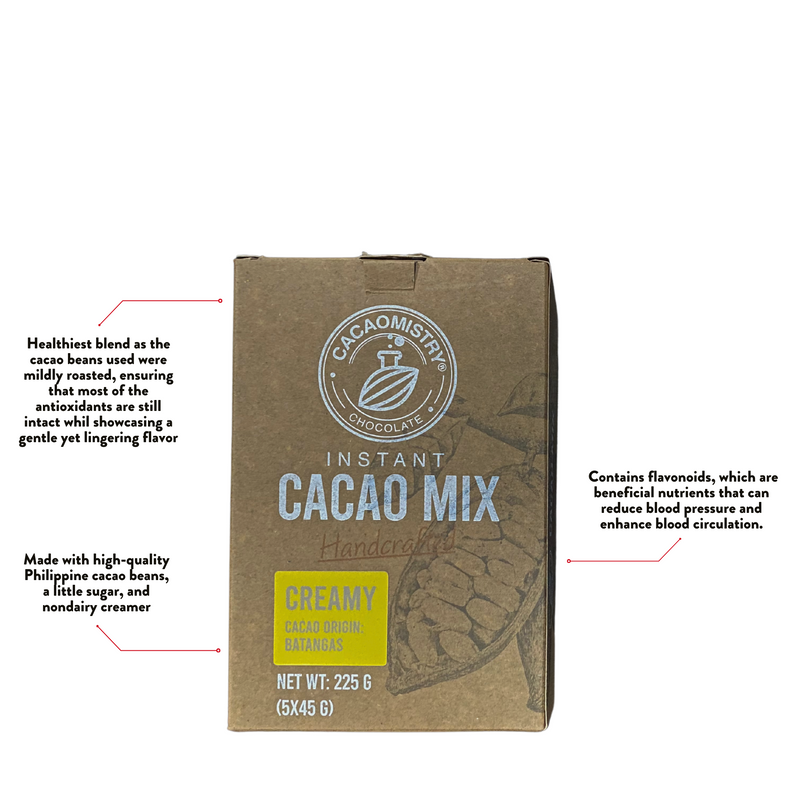 Cacao Mistry - Creamy Instant Cacao Drink Box (Batangas Origin) 5 x 45g